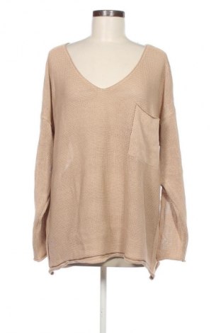 Damenpullover Unbranded, Größe XXL, Farbe Beige, Preis 15,99 €