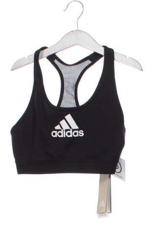 Damen Sporttop Adidas, Größe XS, Farbe Schwarz, Preis 39,39 €