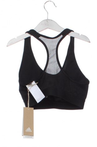 Damen Sporttop Adidas, Größe XS, Farbe Schwarz, Preis 39,39 €