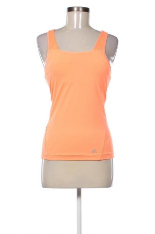 Damen Sporttop Adidas, Größe S, Farbe Orange, Preis 17,00 €