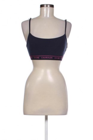 Top sport de damă. Calvin Klein, Mărime S, Culoare Albastru, Preț 202,63 Lei