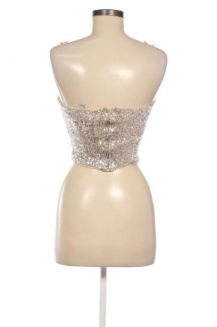 Női top H&M Divided, Méret S, Szín Ezüstös, Ár 9 196 Ft
