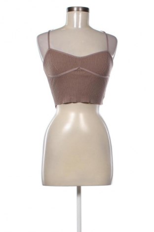 Γυναικείο τοπ Missguided, Μέγεθος XS, Χρώμα Καφέ, Τιμή 14,77 €