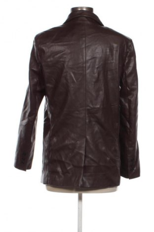 Dámská kožená bunda  Bershka, Velikost XS, Barva Hnědá, Cena  939,00 Kč