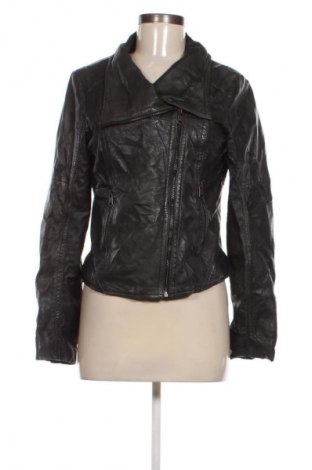 Дамско кожено яке Edc By Esprit, Размер M, Цвят Черен, Цена 132,99 лв.