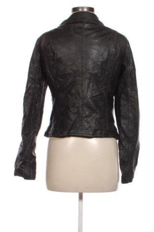 Дамско кожено яке Edc By Esprit, Размер M, Цвят Черен, Цена 132,99 лв.