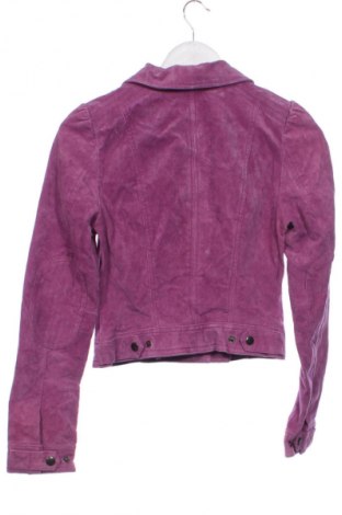 Dámská kožená bunda  H&M, Velikost XS, Barva Fialová, Cena  1 977,00 Kč