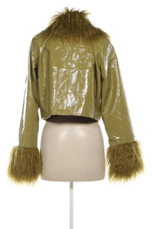 Damen Lederjacke H&M Divided, Größe M, Farbe Grün, Preis 40,99 €
