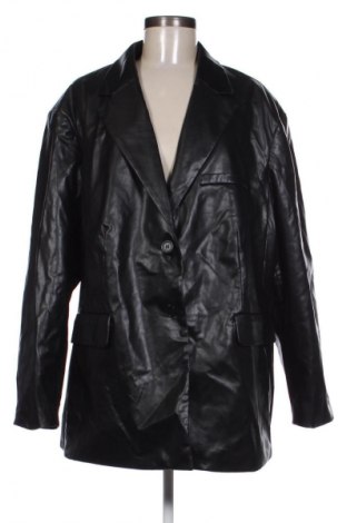Dámská kožená bunda  H&M Divided, Velikost XL, Barva Černá, Cena  734,00 Kč