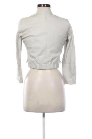 Damen Lederjacke Mango, Größe XS, Farbe Grau, Preis 41,98 €