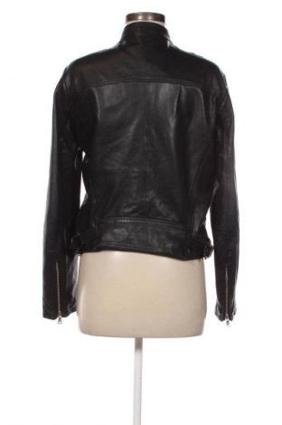 Dámska kožená bunda  Massimo Dutti, Veľkosť L, Farba Čierna, Cena  80,31 €