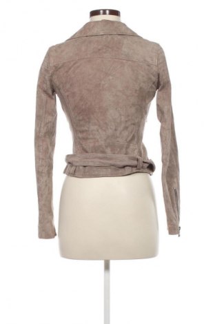 Damen Lederjacke Review, Größe S, Farbe Beige, Preis 36,99 €