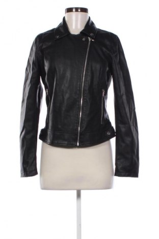Damen Lederjacke Sinsay, Größe M, Farbe Schwarz, Preis 56,37 €