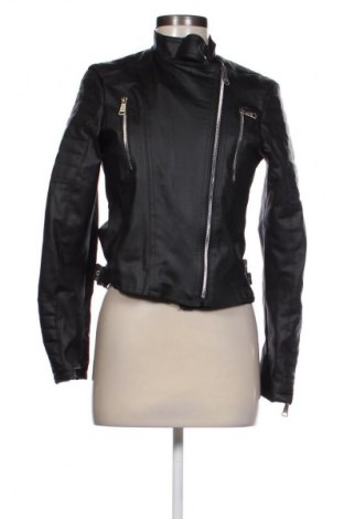 Geacă de piele pentru femei Unbranded, Mărime M, Culoare Negru, Preț 154,34 Lei