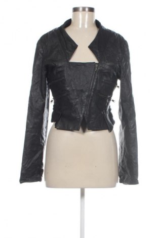 Geacă de piele pentru femei Unbranded, Mărime L, Culoare Negru, Preț 335,99 Lei