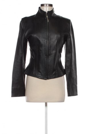 Geacă de piele pentru femei Unbranded, Mărime M, Culoare Negru, Preț 421,05 Lei