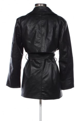 Дамско кожено яке Zara, Размер XS, Цвят Черен, Цена 41,04 лв.