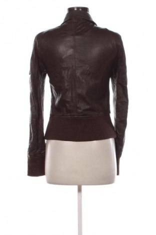 Damen Lederjacke Zara Trafaluc, Größe S, Farbe Braun, Preis 24,99 €
