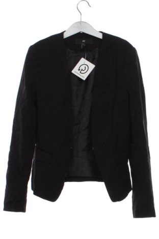 Damen Blazer H&M, Größe XS, Farbe Schwarz, Preis 33,99 €