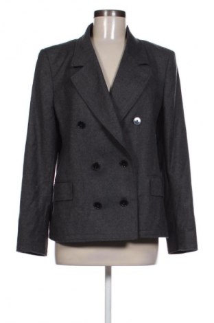 Дамско сако Massimo Dutti, Размер L, Цвят Сив, Цена 295,45 лв.
