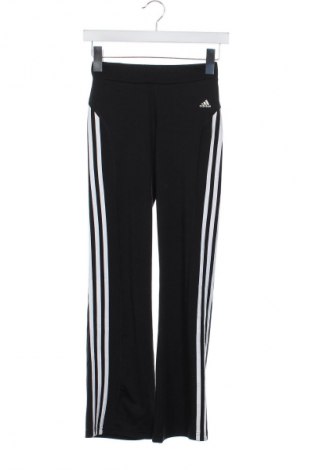 Γυναικείο αθλητικό παντελόνι Adidas, Μέγεθος XS, Χρώμα Μαύρο, Τιμή 26,99 €
