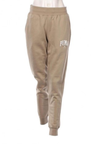 Pantaloni trening de femei PUMA, Mărime M, Culoare Bej, Preț 322,99 Lei