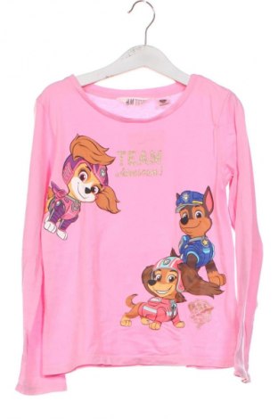 Detská blúzka  H&M, Veľkosť 6-7y/ 122-128 cm, Farba Ružová, Cena  6,00 €