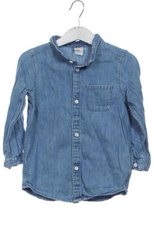 Cămașă pentru copii H&M, Mărime 18-24m/ 86-98 cm, Culoare Albastru, Preț 28,62 Lei