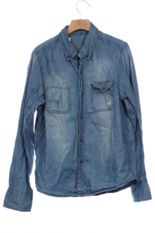Kinderhemd Unbranded, Größe 10-11y/ 146-152 cm, Farbe Blau, Preis 6,00 €