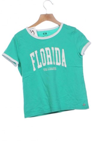 Tricou pentru copii C&A, Mărime 10-11y/ 146-152 cm, Culoare Verde, Preț 30,87 Lei
