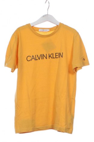 Παιδικό μπλουζάκι Calvin Klein, Μέγεθος 11-12y/ 152-158 εκ., Χρώμα Κίτρινο, Τιμή 10,23 €