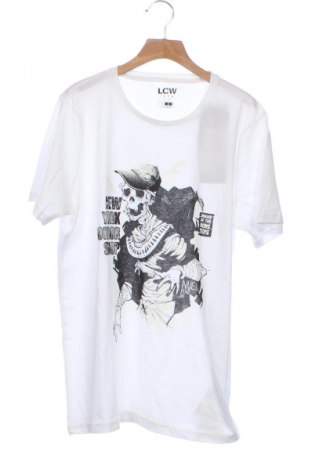 Dziecięcy T-shirt Lcw Teen, Rozmiar 13-14y/ 164-168 cm, Kolor Biały, Cena 36,78 zł