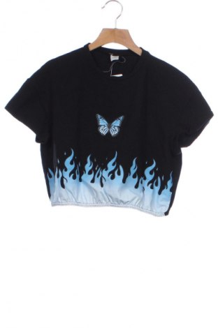 Dziecięcy T-shirt SHEIN, Rozmiar 11-12y/ 152-158 cm, Kolor Czarny, Cena 27,59 zł