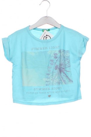 Dziecięcy T-shirt United Colors Of Benetton, Rozmiar 3-4y/ 104-110 cm, Kolor Niebieski, Cena 35,95 zł