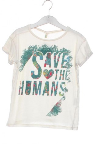 Dětské tričko  United Colors Of Benetton, Velikost 6-7y/ 122-128 cm, Barva Béžová, Cena  190,00 Kč