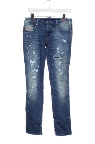 Детски дънки Diesel Kids, Размер 14-15y/ 168-170 см, Цвят Син, Цена 93,99 лв.