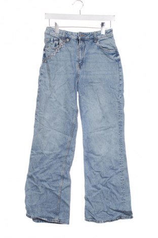 Детски дънки H&M, Размер 13-14y/ 164-168 см, Цвят Син, Цена 32,99 лв.