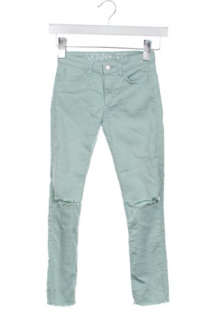 Detské džínsy  H&M, Veľkosť 7-8y/ 128-134 cm, Farba Zelená, Cena  16,47 €