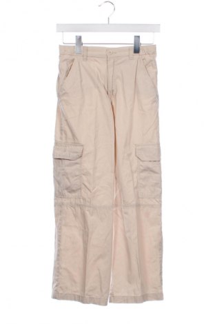 Dziecięce spodnie H&M, Rozmiar 10-11y/ 146-152 cm, Kolor Beżowy, Cena 49,44 zł