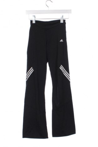 Детско спортно долнище Adidas, Размер 11-12y/ 152-158 см, Цвят Черен, Цена 34,99 лв.