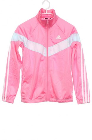 Детско спортно горнище Adidas, Размер 10-11y/ 146-152 см, Цвят Розов, Цена 34,99 лв.