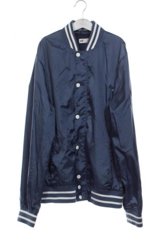 Kinderjacke H&M, Größe 14-15y/ 168-170 cm, Farbe Blau, Preis 30,52 €