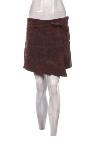 Lederrock Unbranded, Größe S, Farbe Braun, Preis 40,99 €