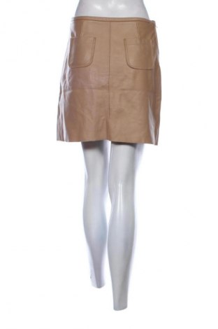 Lederrock Unbranded, Größe M, Farbe Beige, Preis 29,74 €