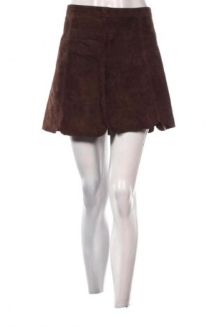 Lederrock Zara, Größe L, Farbe Braun, Preis 18,99 €