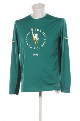 Bluză de bărbați New Balance, Mărime L, Culoare Verde, Preț 141,99 Lei
