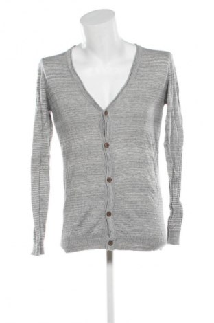 Herren Strickjacke Bershka, Größe M, Farbe Grau, Preis € 17,99