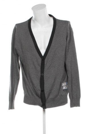 Herren Strickjacke Jack & Jones, Größe XL, Farbe Grau, Preis € 28,99