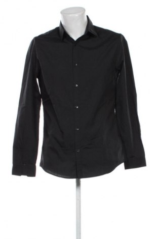 Ανδρικό πουκάμισο H&M, Μέγεθος M, Χρώμα Μαύρο, Τιμή 14,83 €