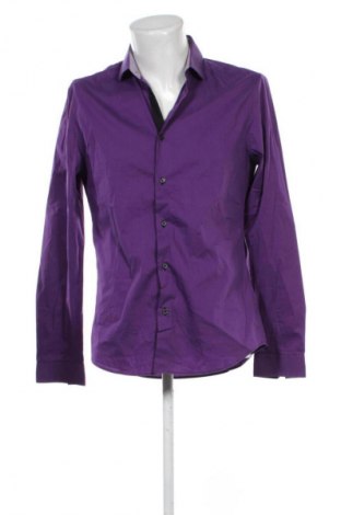 Męska koszula H&M, Rozmiar M, Kolor Fioletowy, Cena 73,38 zł
